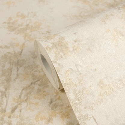 Livingwalls Vibes & Styles Astrid - Whispering Woods Bäume Creme Gelb - 10,05 m x 0,53 m
