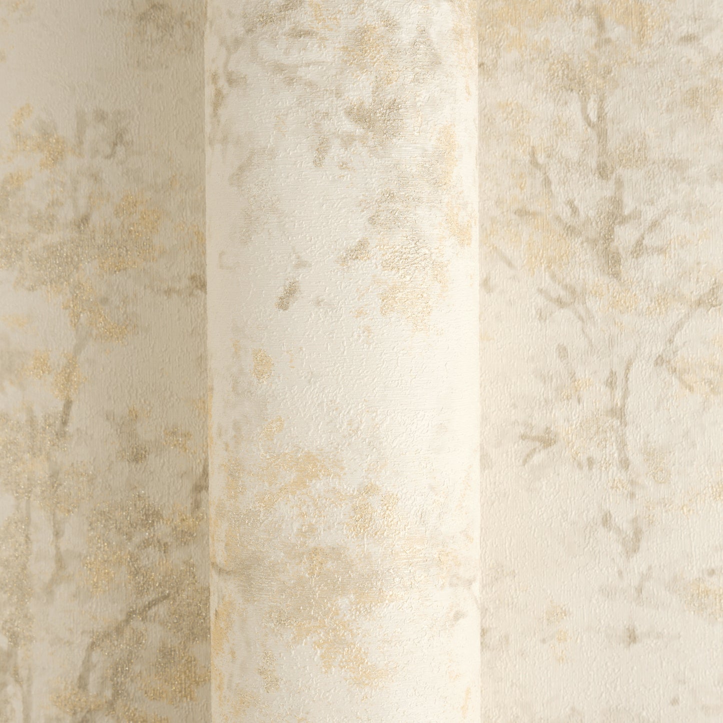 Livingwalls Vibes & Styles Astrid - Whispering Woods Bäume Creme Gelb - 10,05 m x 0,53 m