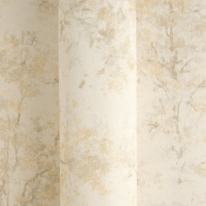 Livingwalls Vibes & Styles Astrid - Whispering Woods Bäume Creme Gelb - 10,05 m x 0,53 m