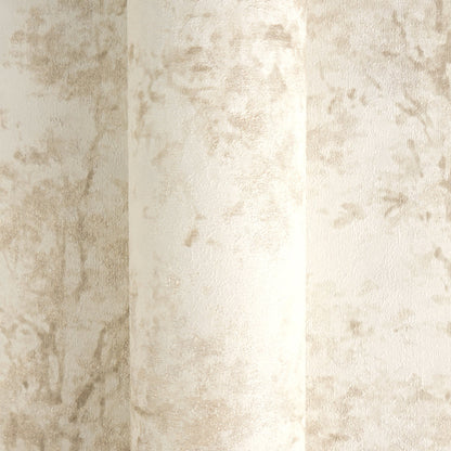Mustertapete Baum-Silhouette Creme-Beige - 10,05 m x 0,53 m