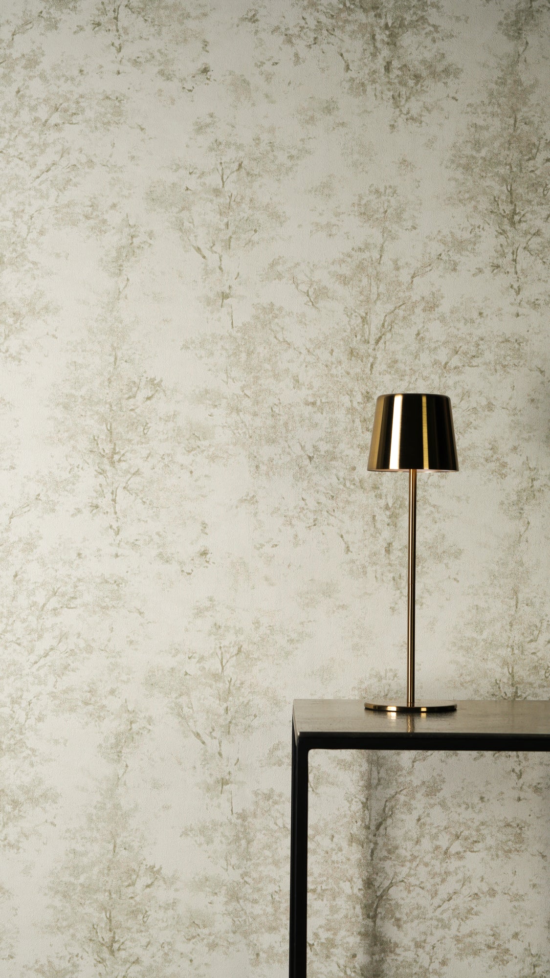 Livingwalls Vibes & Styles Astrid - Whispering Woods Bäume Creme Grün - 10,05 m x 0,53 m