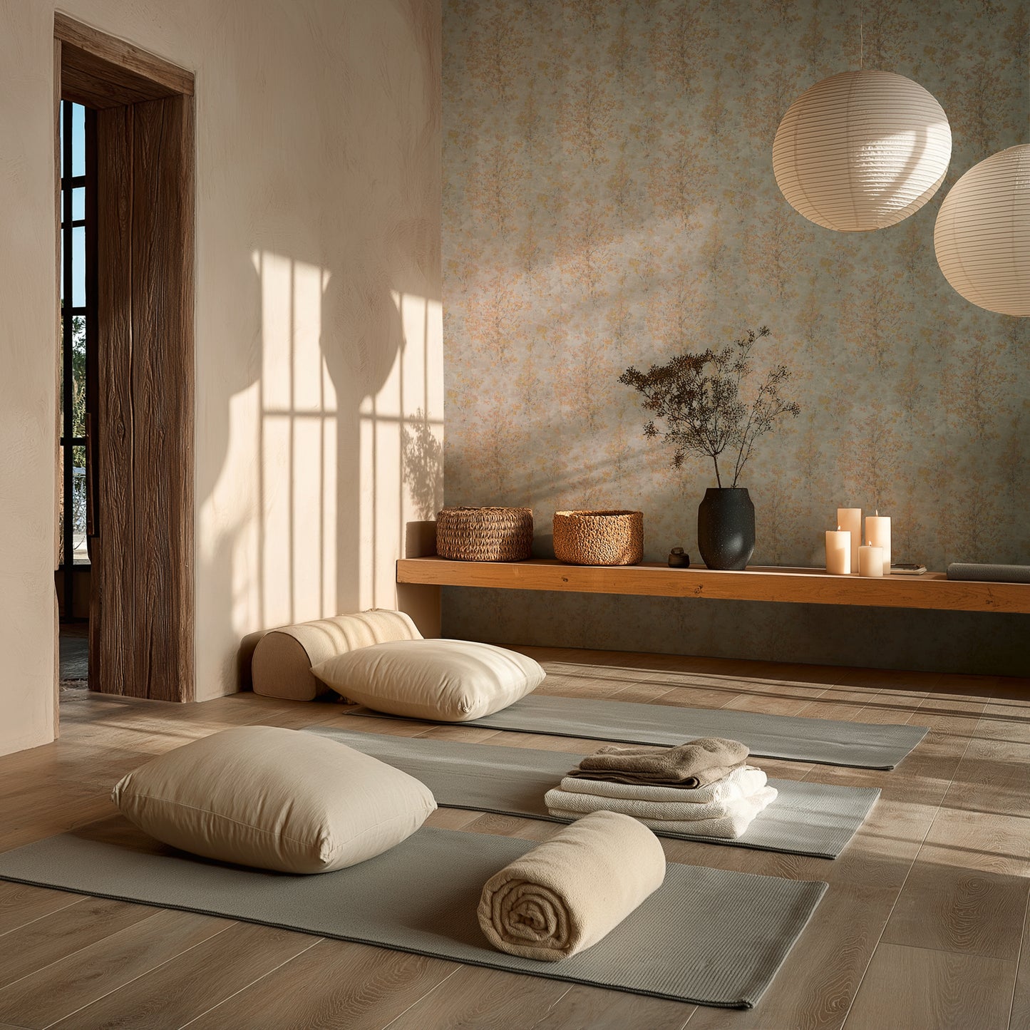 Livingwalls Vibes & Styles Astrid - Whispering Woods Bäume Beige Grau - 10,05 m x 0,53 m