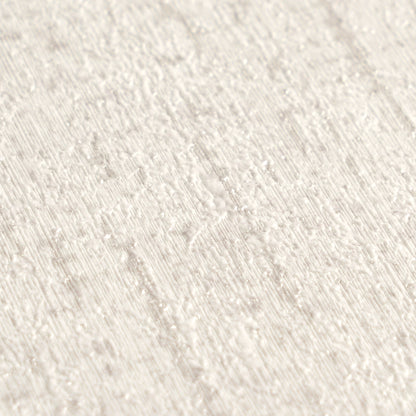 Livingwalls Vibes & Styles  Strukturtapete Weiß Creme - 10,05 m x 0,53 m