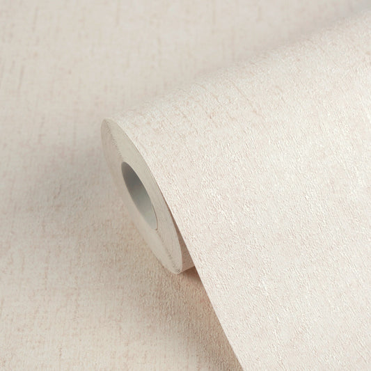 Strukturtapete Putz-Optik Elfenbein-Creme - 10,05 m x 0,53 m