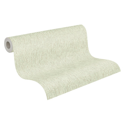 Livingwalls Vibes & Styles  Strukturtapete Grün Metallic - 10,05 m x 0,53 m