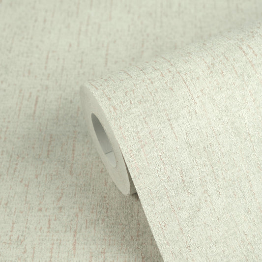 Strukturtapete Putz-Optik Salbeigrau-Beige - 10,05 m x 0,53 m