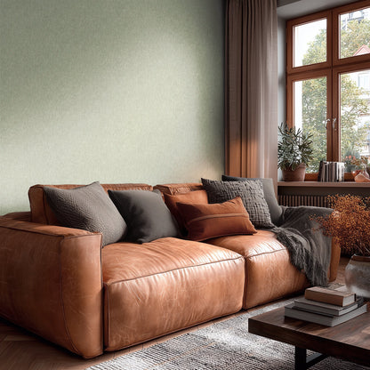 Mustertapete Putz-Optik Salbeigrau-Beige - 10,05 m x 0,53 m