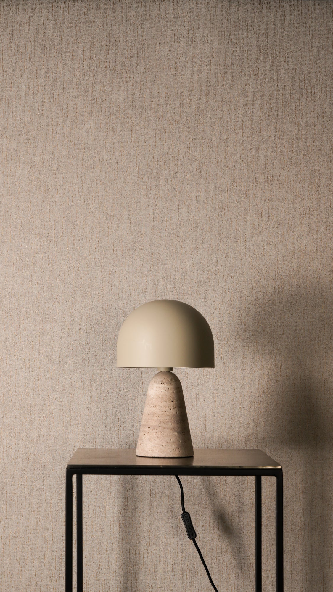 Mustertapete Putz-Optik Sand-Beige - 10,05 m x 0,53 m