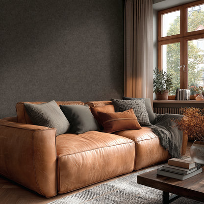 Livingwalls Vibes & Styles  Strukturtapete Schwarz - 10,05 m x 0,53 m