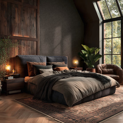 Livingwalls Vibes & Styles  Strukturtapete Schwarz - 10,05 m x 0,53 m