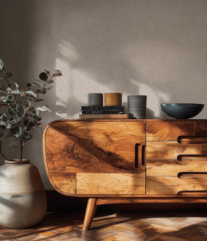 Livingwalls Vibes & Styles  Strukturtapete Braun - 10,05 m x 0,53 m