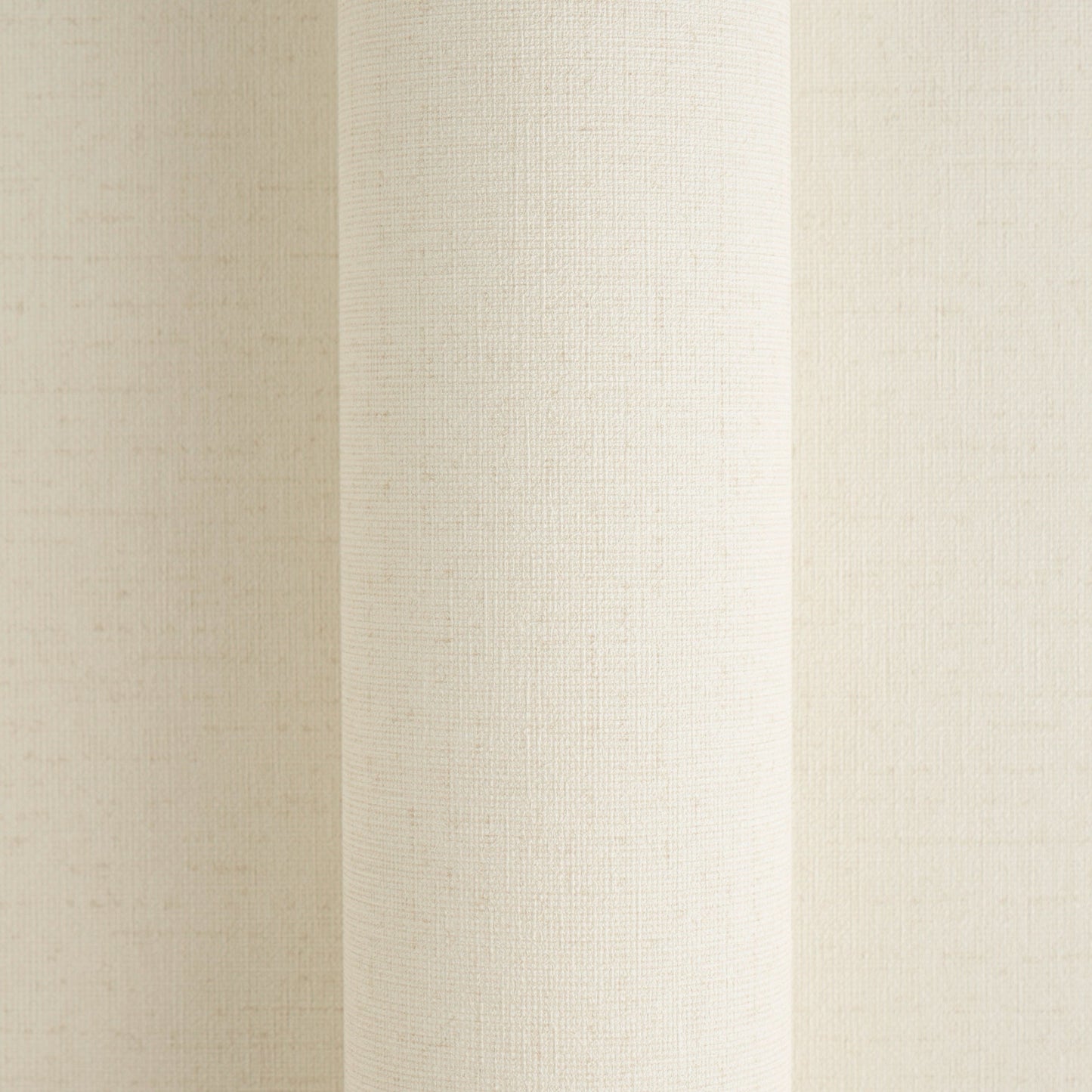 Mustertapete Leinen-Optik Creme-Weiß - 10,05 m x 0,53 m