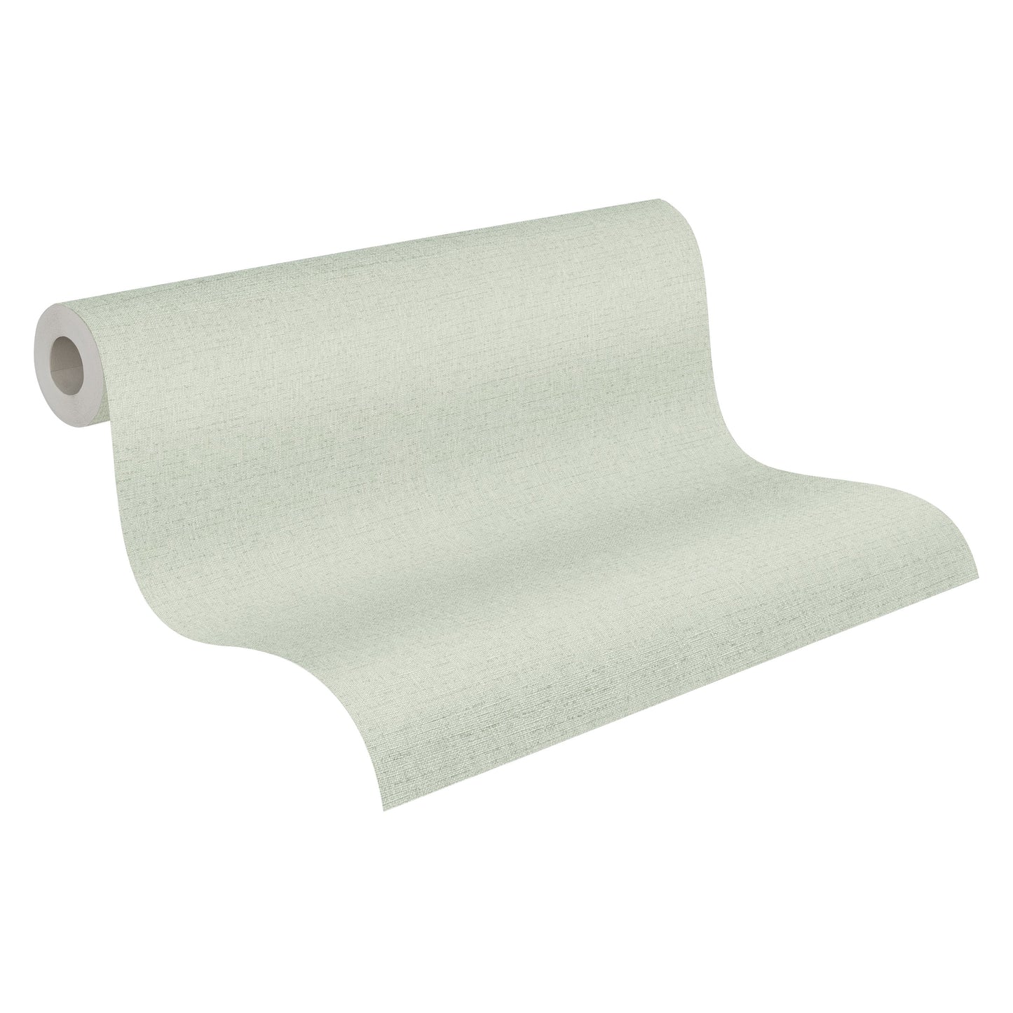 Mustertapete Leinen-Optik Lichtgrau - 10,05 m x 0,53 m