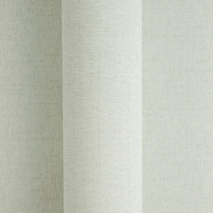 Mustertapete Leinen-Optik Lichtgrau - 10,05 m x 0,53 m