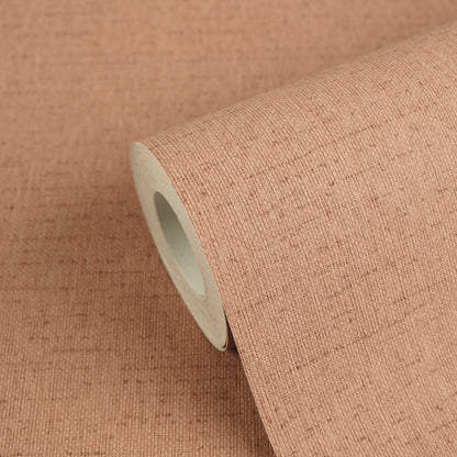 Livingwalls Vibes & Styles  Strukturtapete Rot Braun - 10,05 m x 0,53 m