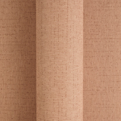 Mustertapete Leinen-Optik Terrakotta-Braun - 10,05 m x 0,53 m