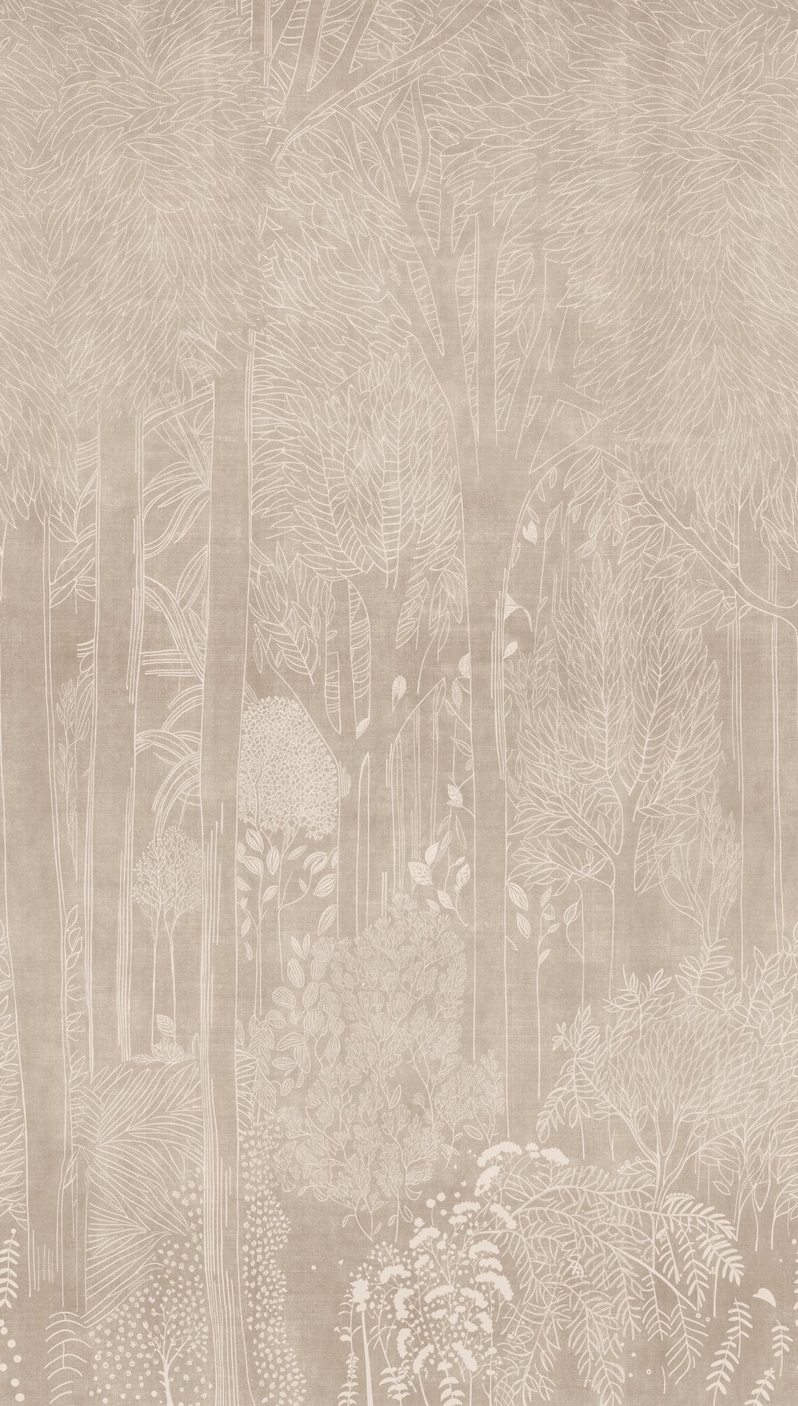Fototapete Linien Beige - 3,71 m x  2,80 m