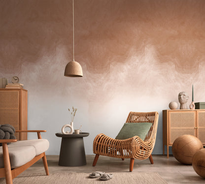 Fototapete Verlauf Braun Beige - 1,59 m x 2,80 m