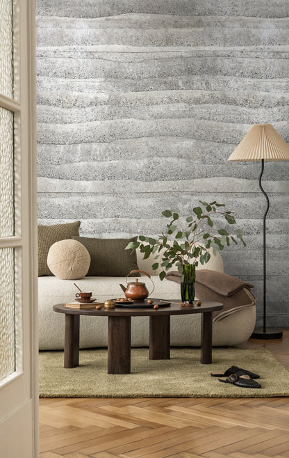 Fototapete Graue Betonwand - 1,59 m x 2,80 m