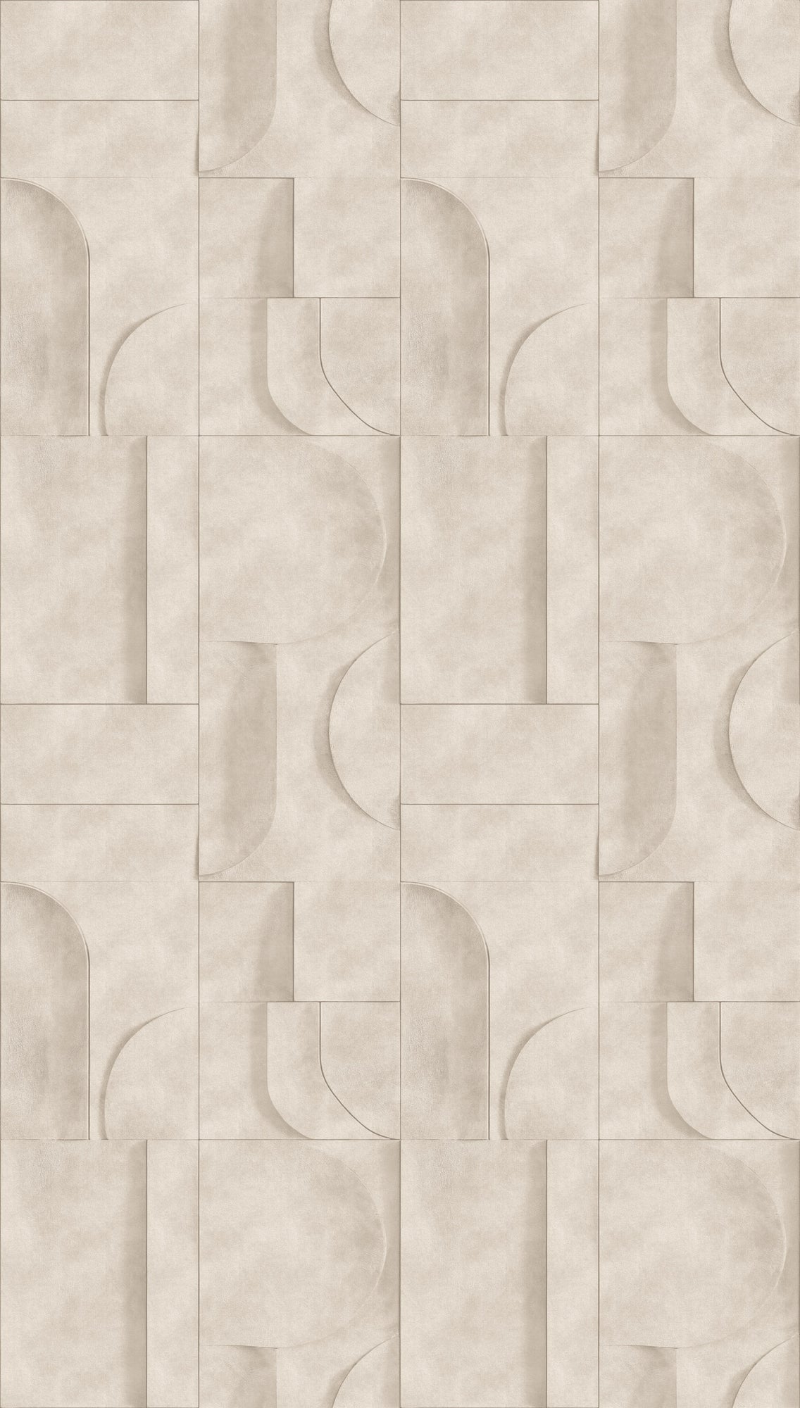 Fototapete Geometrisch Beige - 1,59 m x 2,80 m