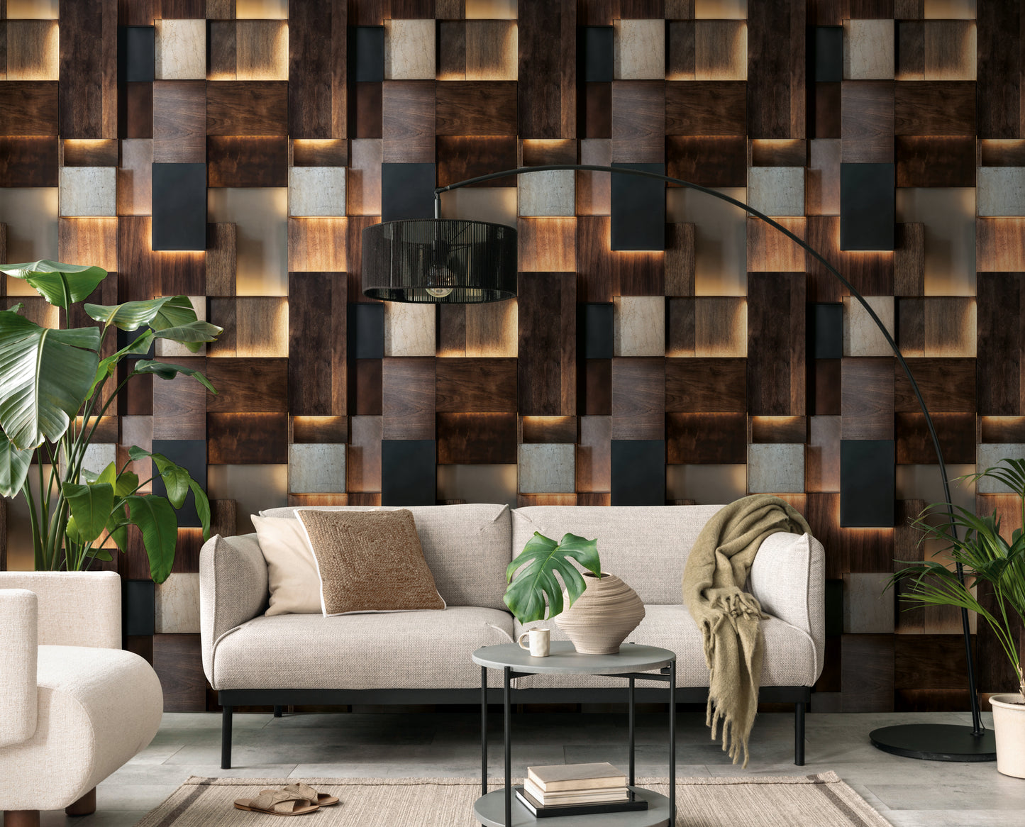 Fototapete Holz Braun - 1,59 m x 2,80 m