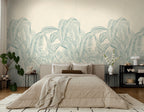 Fototapete Blätter Grün Beige - 1,59 m x 2,80 m