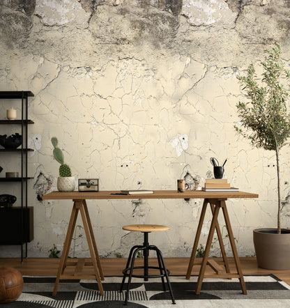 Fototapete Beton Beige - 1,59 m x 2,80 m