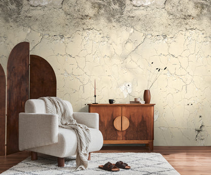 Fototapete Beton Beige - 1,59 m x 2,80 m