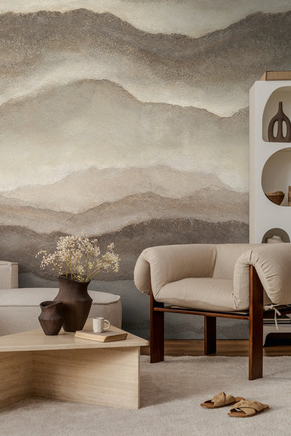 Fototapete Struktur Beige Braun - 1,59 m x 2,80 m