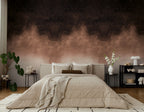 Fototapete Verlauf Dunkelbraun Beige - 1,59 m x 2,80 m