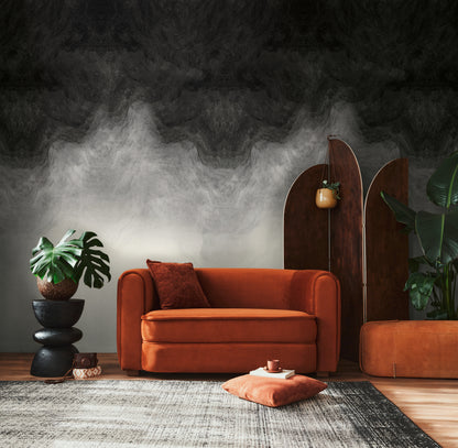 Fototapete Verlauf Schwarz Beige - 1,59 m x 2,80 m