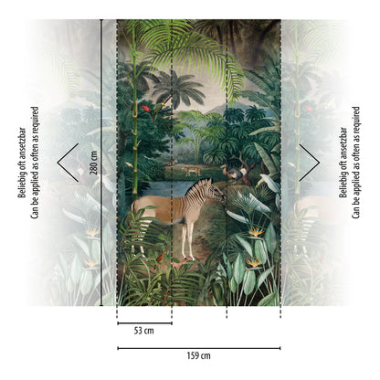 Fototapete Tiere Landschaft - 1,59 m x 2,80 m