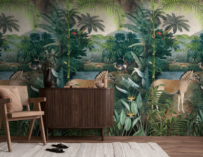 Fototapete Tiere Landschaft - 1,59 m x 2,80 m