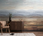 Fototapete Berge Braun Grau - 1,59 m x 2,80 m