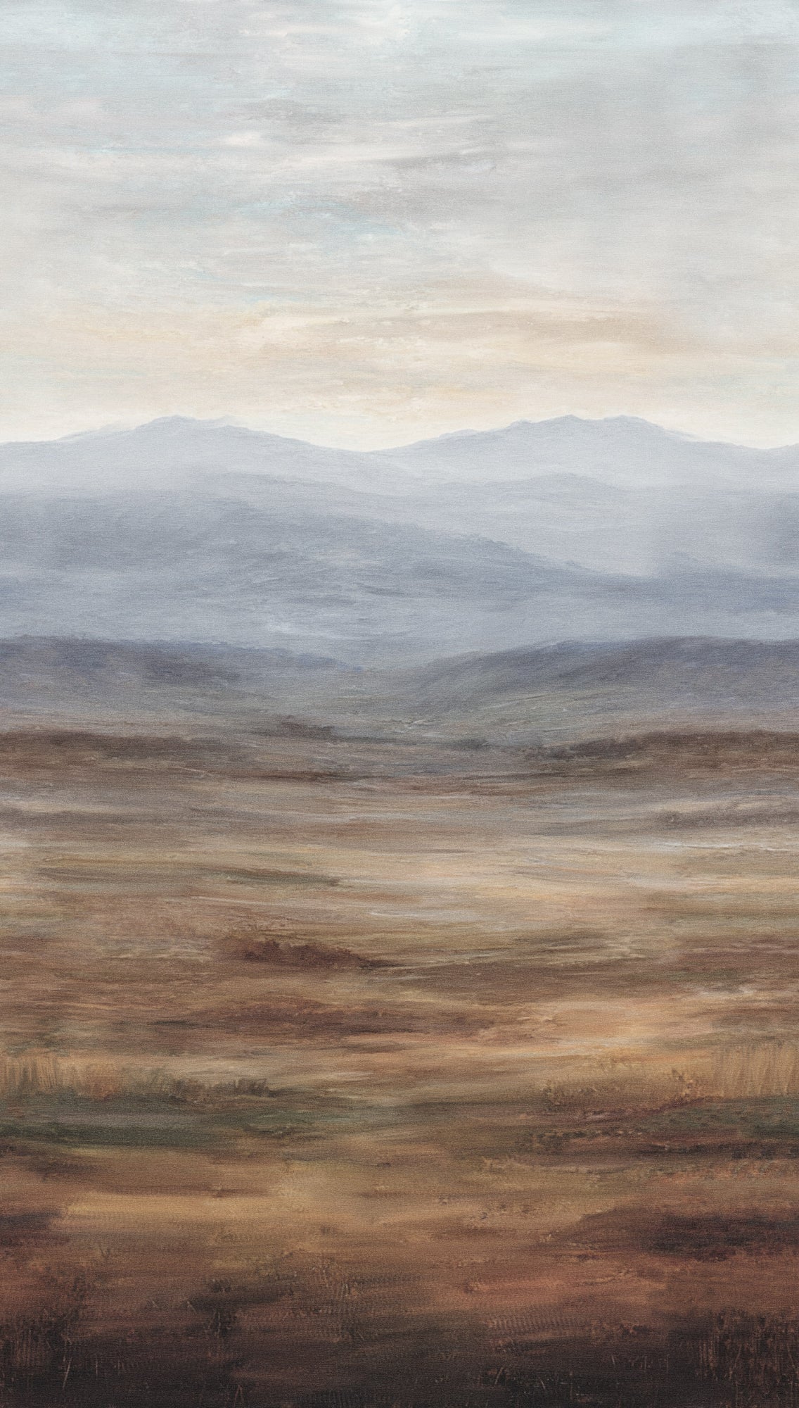Fototapete Berge Braun Grau - 1,59 m x 2,80 m