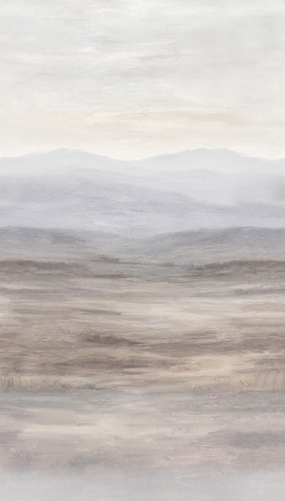 Fototapete Berge Beige Grau - 1,59 m x 2,80 m