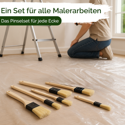 Veluxis® Streich und Lackier Set 10-teilig mit Künstlerpinseln