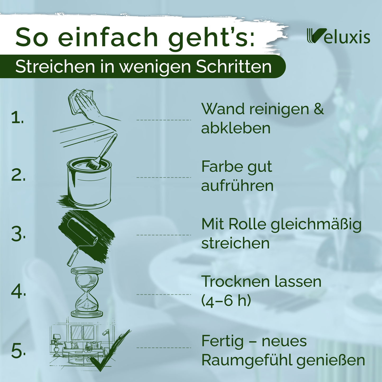 Wandfarbe Specific Spirulina – Made in Germany Veluxis®