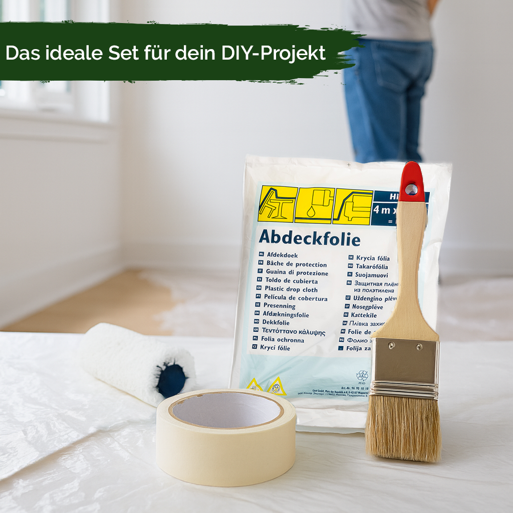 Veluxis® Streich und Lackier Set 9-teilig Kunstborsten