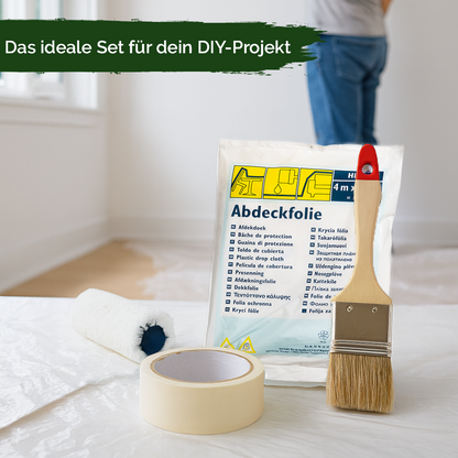 Veluxis® Streich und Lackier Set 9-teilig Kunstborsten