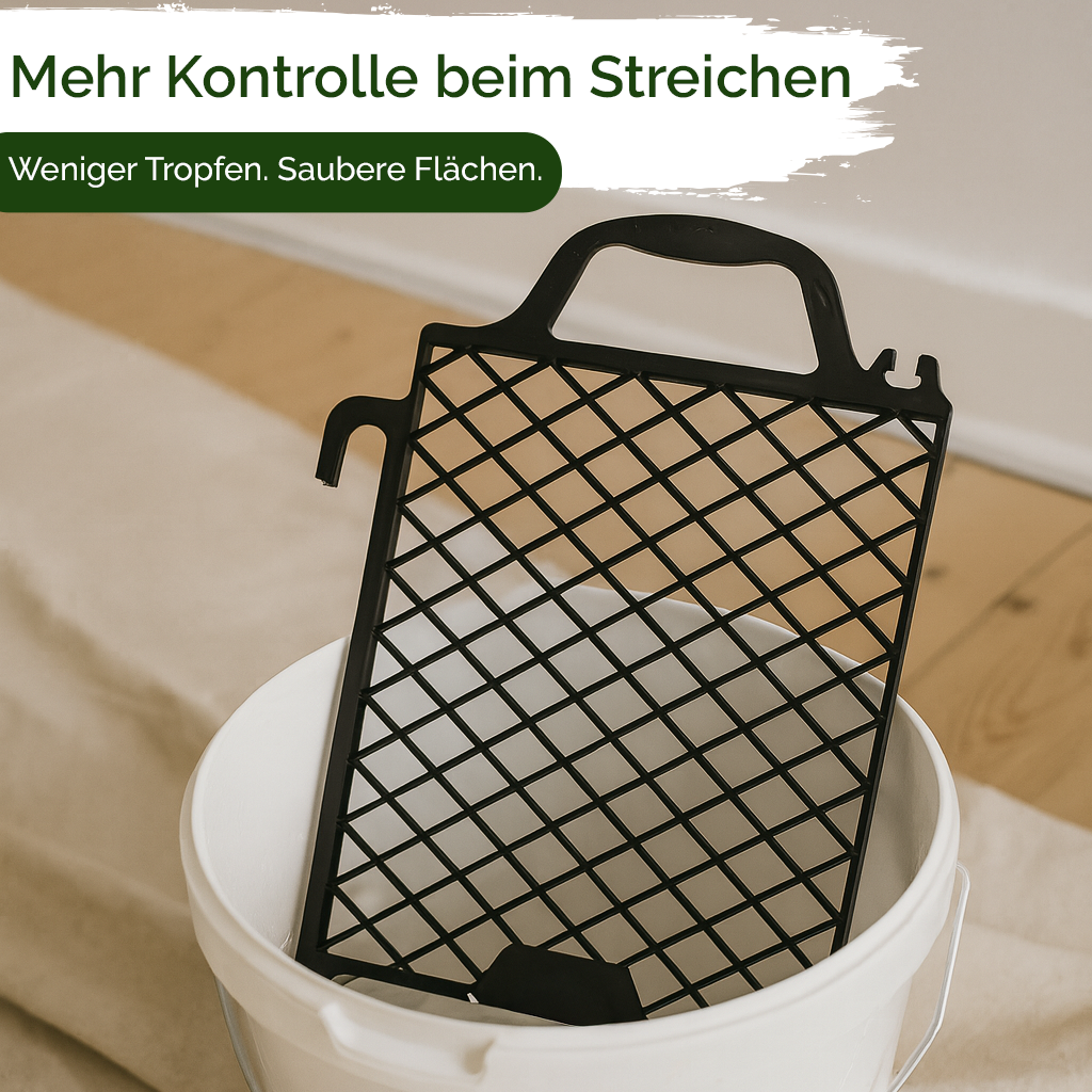 Veluxis® Abstreifgitter mit Eimerhaken 22 x 25 cm