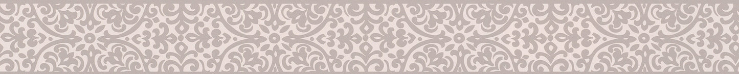 Only Borders 11 Barockbordüre selbstklebend Beige Braun Grau 5 m x 0,05 m