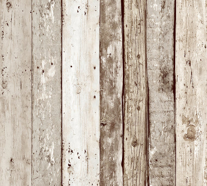 Livingwalls Pop Up Panel selbstklebend Beige Braun 2,50 m x 0,35 m