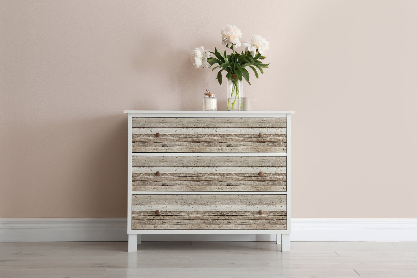 Livingwalls Pop Up Panel selbstklebend Beige Braun 2,50 m x 0,35 m