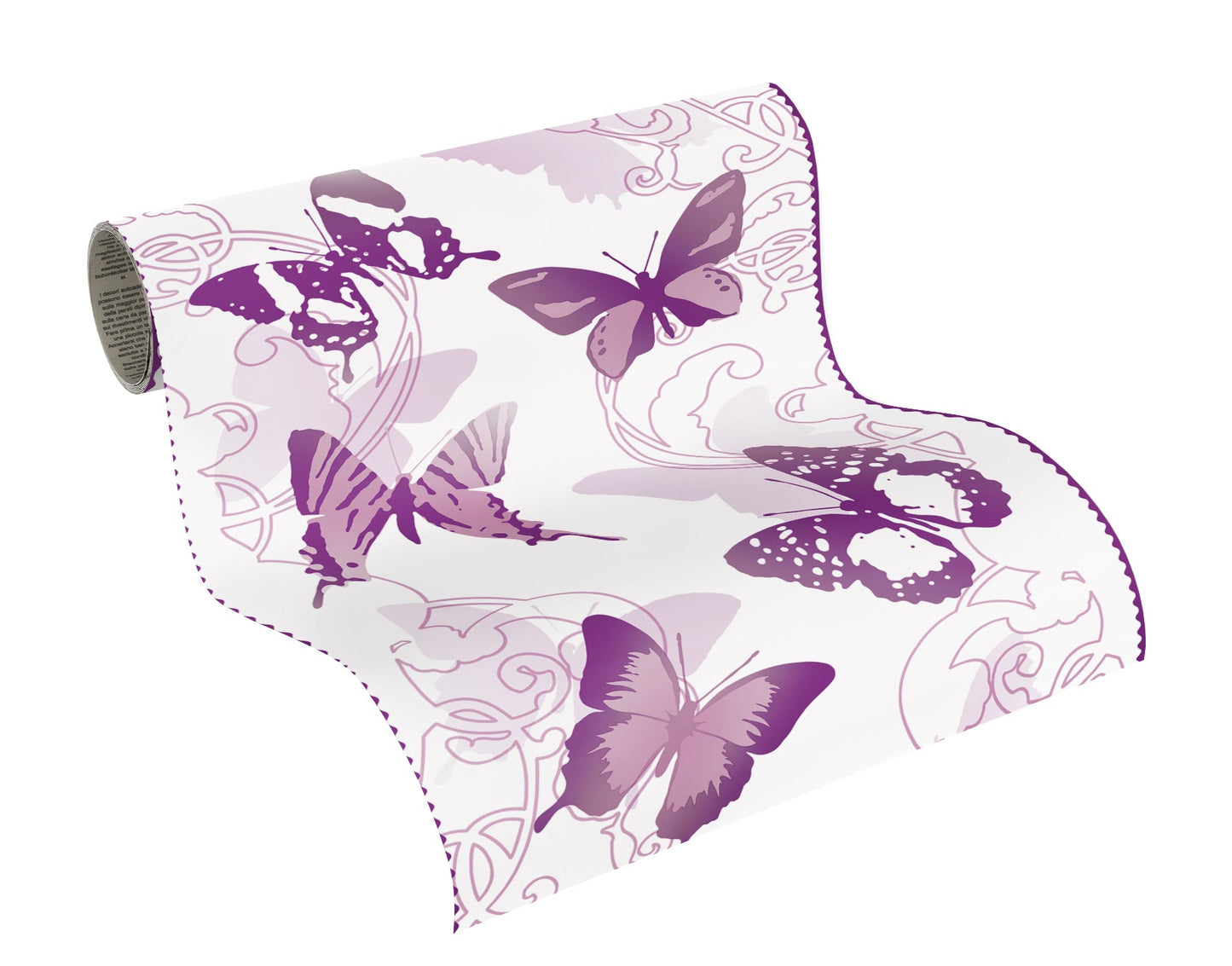 Livingwalls Pop Up Panel selbstklebend Violett Weiß 2,50 m x 0,35 m
