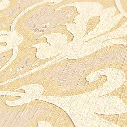 Architects Paper Tessuto Vlies-Textiltapete Gelb Gold 10,05 m x 0,53 m