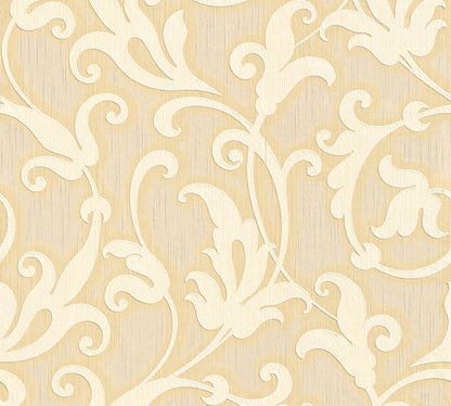Architects Paper Tessuto Vlies-Textiltapete Gelb Gold 10,05 m x 0,53 m