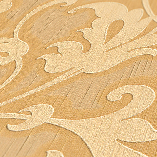 Architects Paper Tessuto Vlies-Textiltapete Orange Gold Gelb 10,05 m x 0,53 m