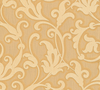 Architects Paper Tessuto Vlies-Textiltapete Orange Gold Gelb 10,05 m x 0,53 m