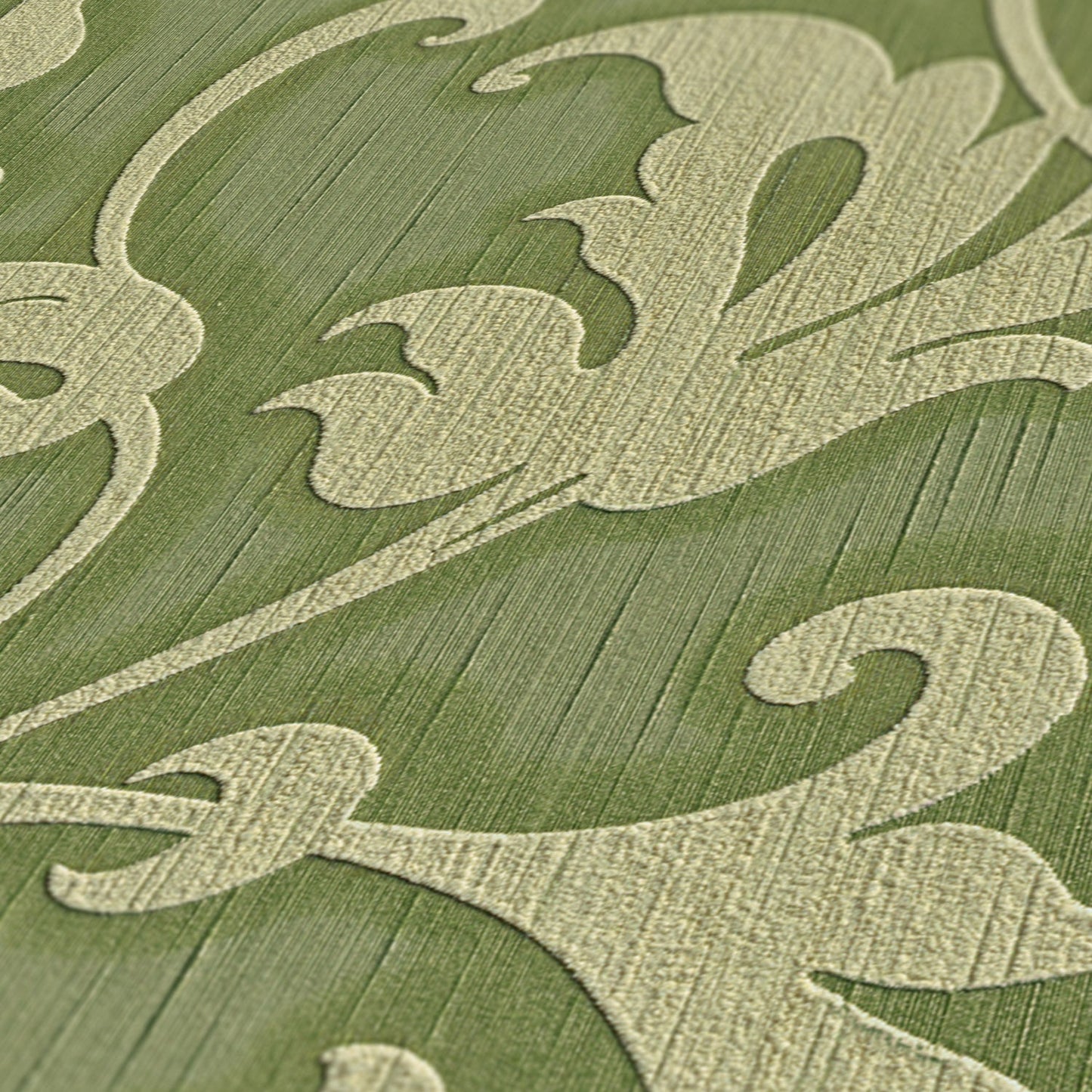 Architects Paper Tessuto Vlies-Textiltapete Grün Metallic 10,05 m x 0,53 m